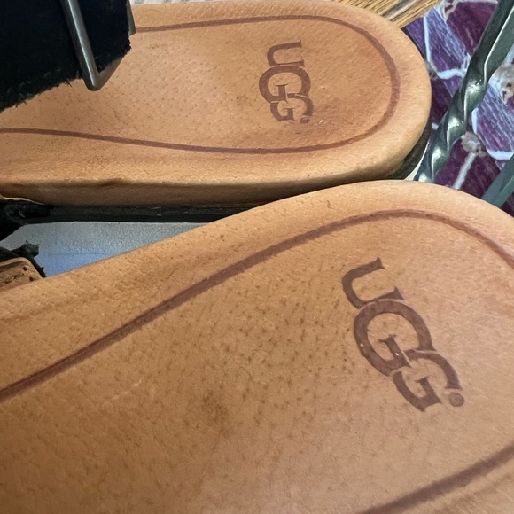 UGG Black Platform Sandals - Picture 7 of 15